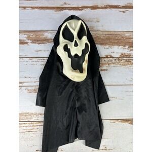 Easter Unlimited Glow in the Dark Scream Ghost Face Smile Halloween Mask Hood